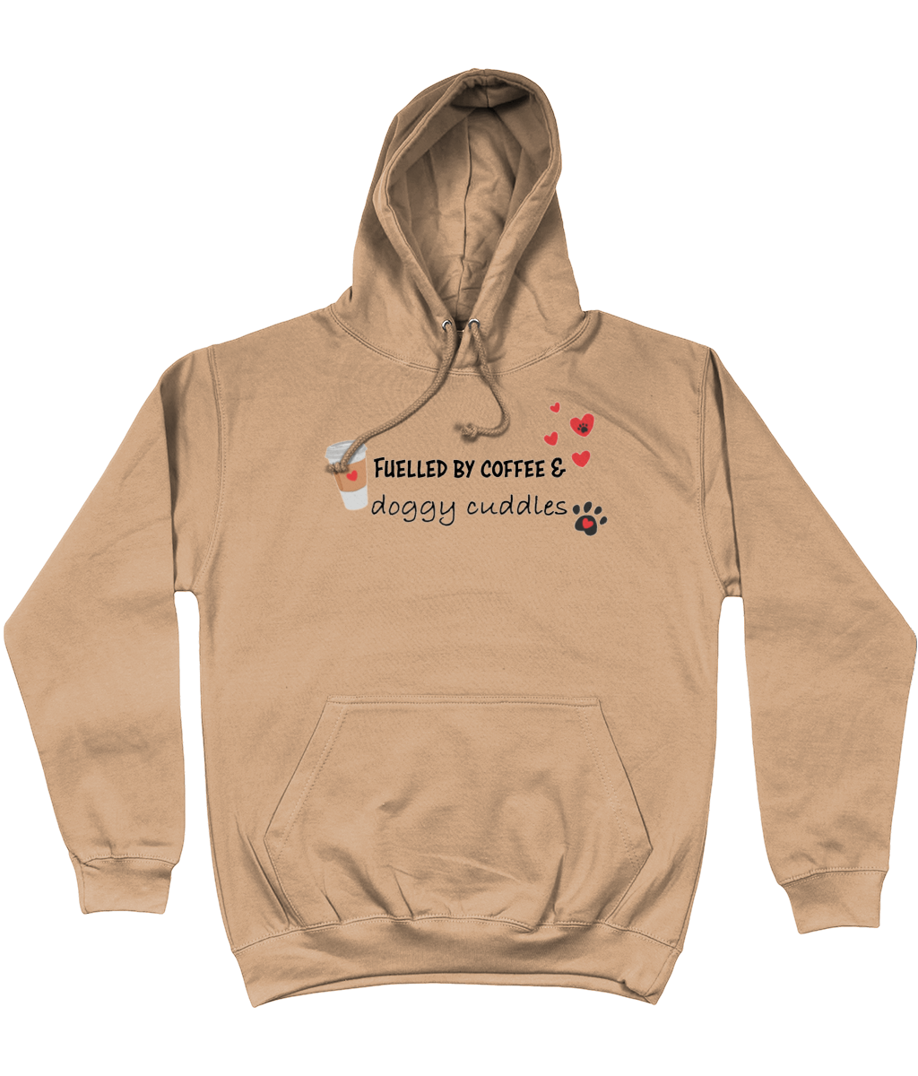 Fuelled by coffee and doggy cuddles hoodie - Pup Chic Boutique