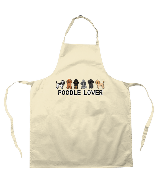 Poodle lover apron - Oodles of Poodles