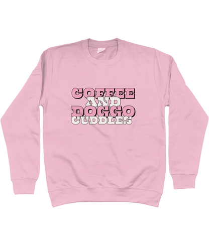 Coffee and doggo cuddles sweatshirt - Pup Chic Boutique