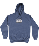 dog mama hearts embroidered hoodie