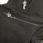 bespoke dog hoodie - black
