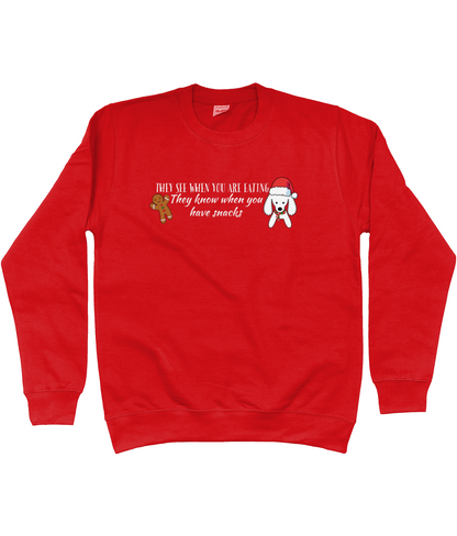 They See When You Are Eating Christmas jumper - Pup Chic Boutique