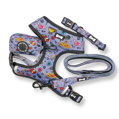 Artful Dogster Adjustable Dog Harness - Pup Chic Boutique