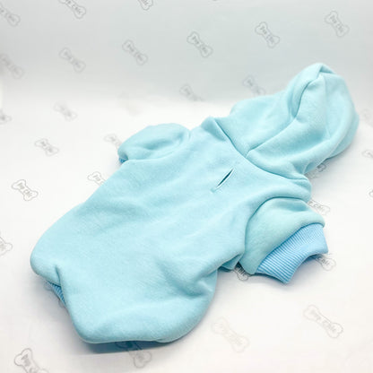 Bespoke dog hoodie - Baby Blue - Pup Chic Boutique