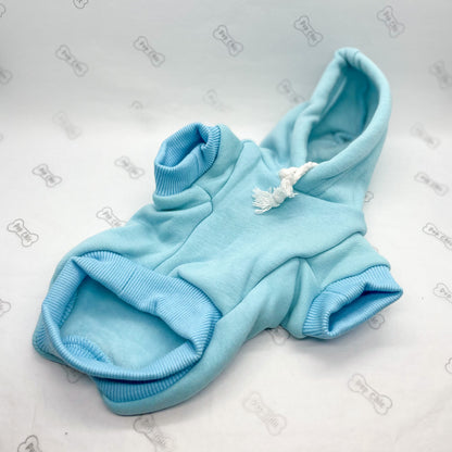 Bespoke dog hoodie - Baby Blue - Pup Chic Boutique