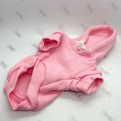 Bespoke dog hoodie - Baby Pink - Pup Chic Boutique