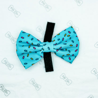 Blue Sprinkles For Days Bow Tie - Pup Chic Boutique