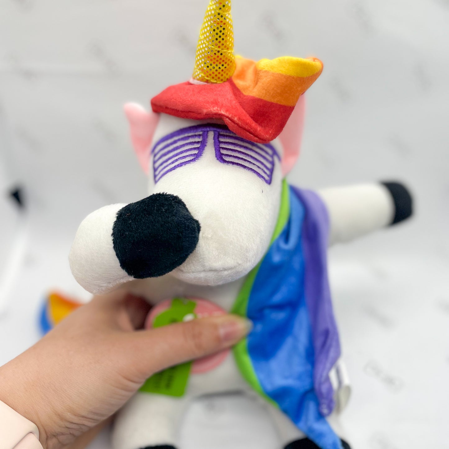 dab the unicorn - dog toy