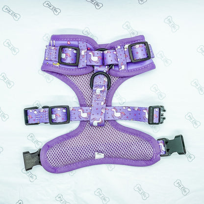 Daydreams and Unicorns Adjustable Dog Harness - Pup Chic Boutique