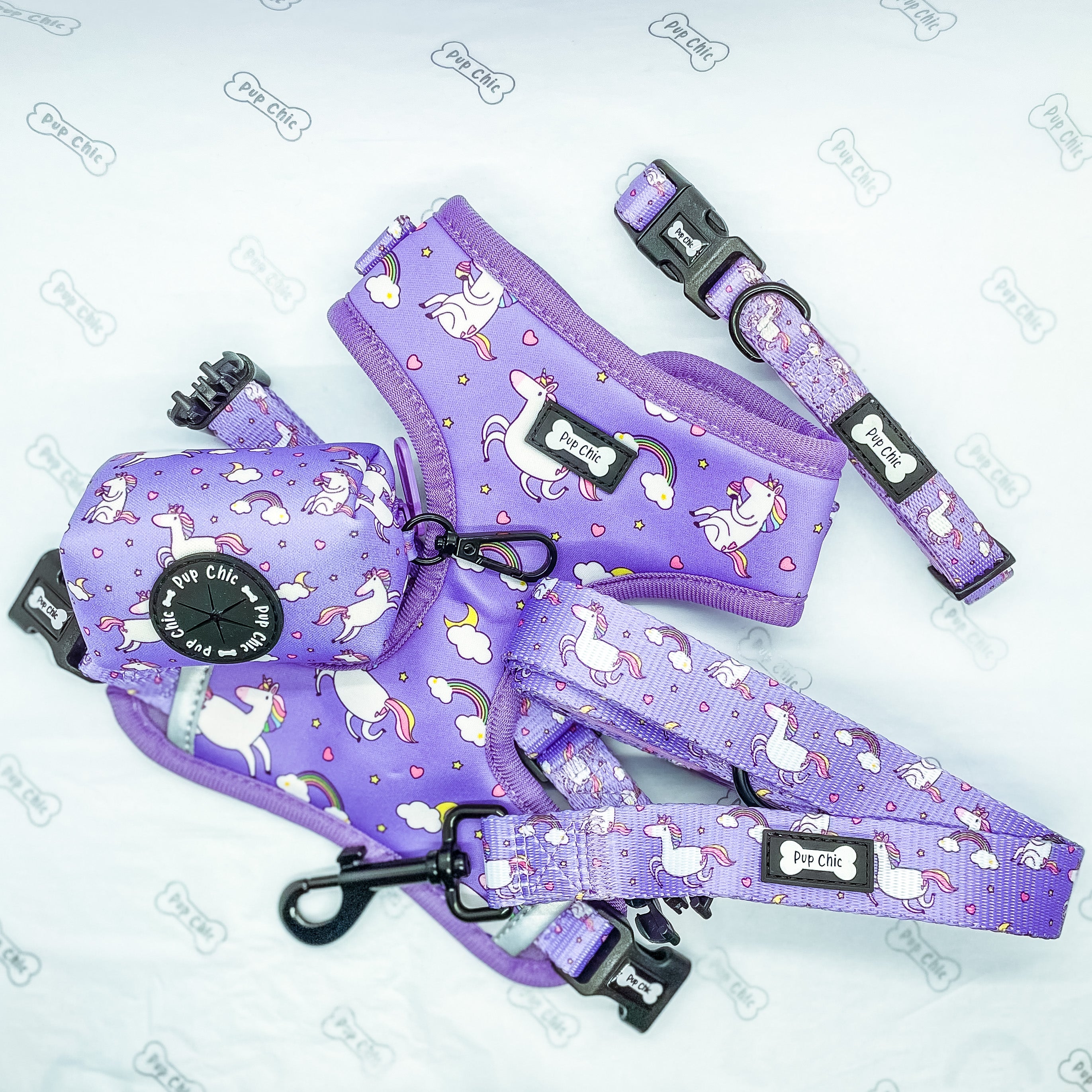 Daydreams and Unicorns Poo Bag Holder - Pup Chic Boutique