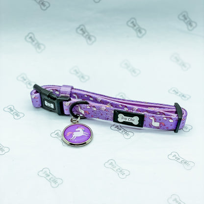 Daydreams and Unicorns Dog Tag - Pup Chic Boutique