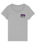 dog mama purple spots slogan t-shirt