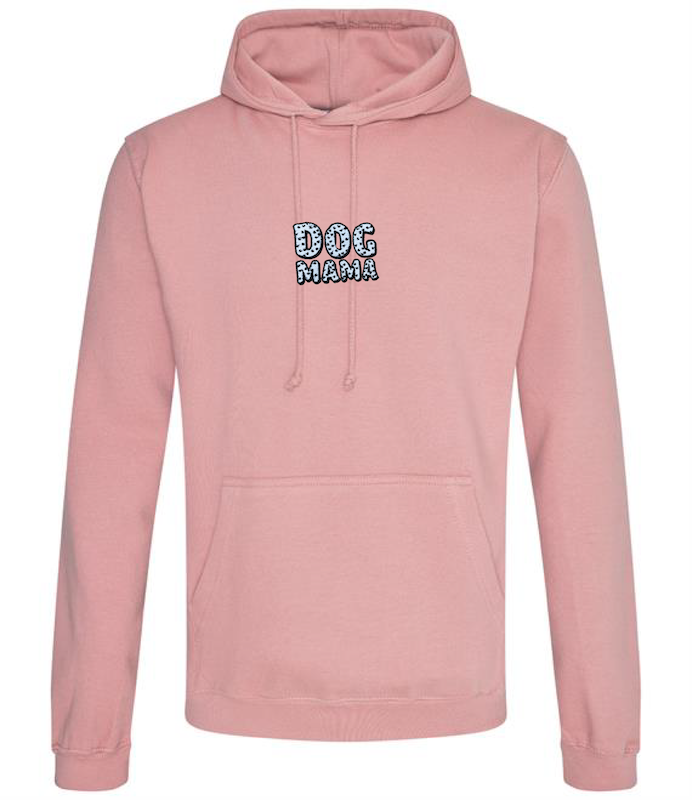 Dog Mama hearts embroidered hoodie - Pup Chic Boutique