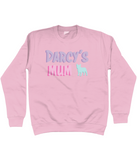 personalised dog mum pastel sweater