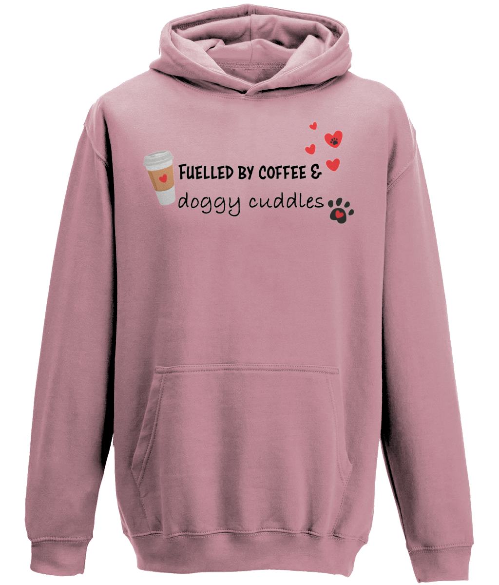 Fuelled by coffee and doggy cuddles hoodie - Pup Chic Boutique