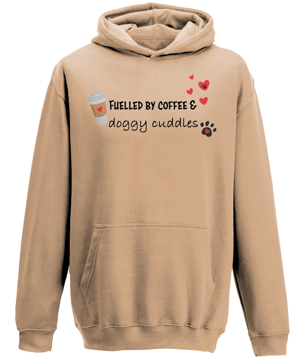 Fuelled by coffee and doggy cuddles hoodie - Pup Chic Boutique