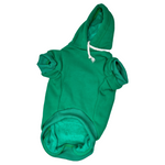 Bespoke dog hoodie - Green