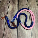 hashtag mood ombre adjustable rope dog leash