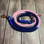 hashtag mood ombre adjustable rope dog leash