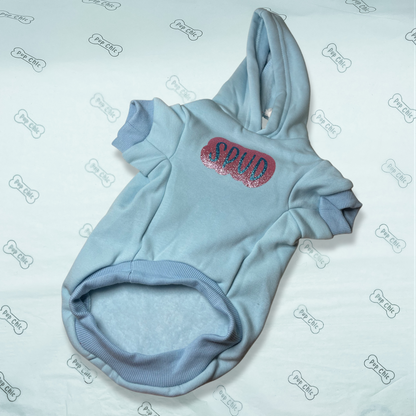 Bespoke dog hoodie - Baby Blue - Pup Chic Boutique