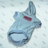 bespoke dog hoodie - baby blue