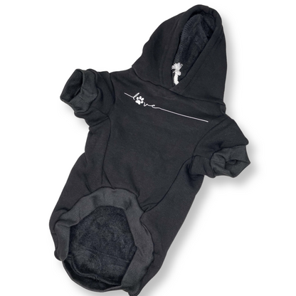 Bespoke dog hoodie - Black - Pup Chic Boutique