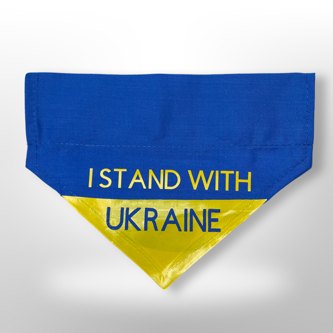 ukraine charity dog bandanas