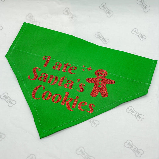 i ate santa's cookies - christmas bandana