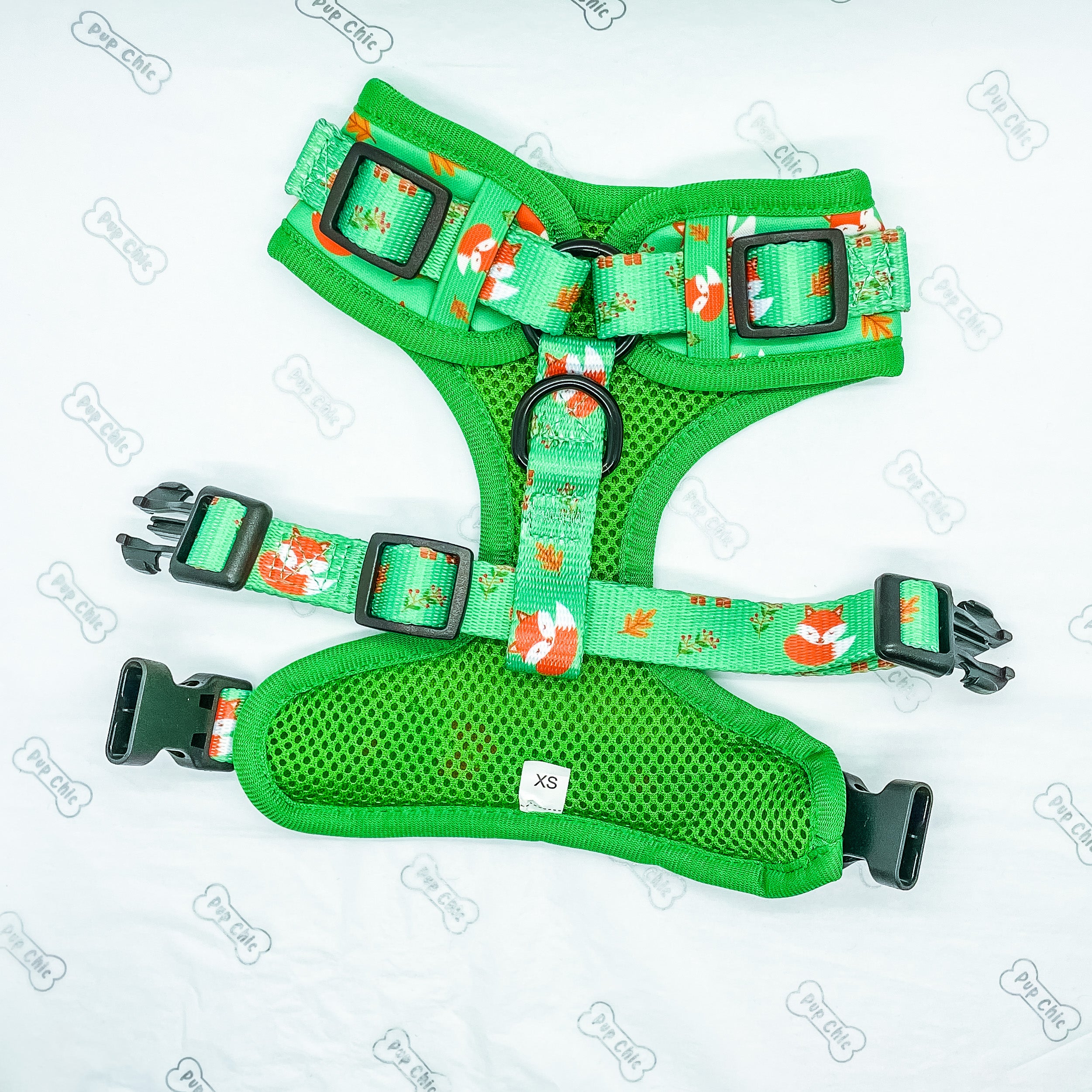 Inquisitive Fox Adjustable Dog Harness - Pup Chic Boutique