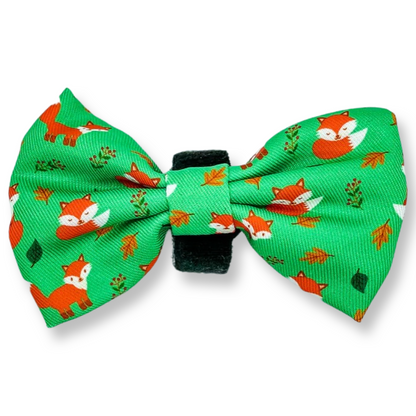 Inquisitive Fox Bow Tie - Pup Chic Boutique