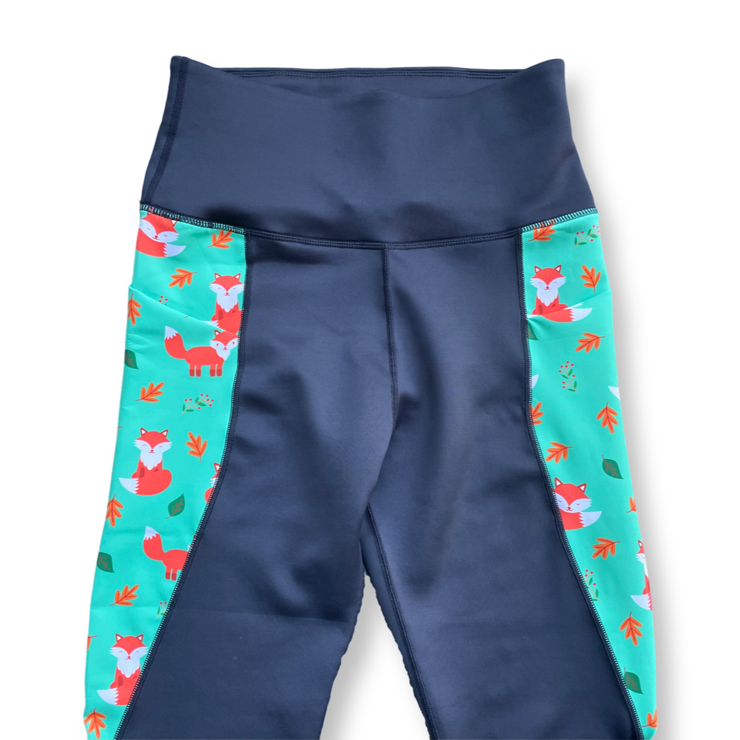 Inquisitive Fox matching leggings - Pup Chic Boutique