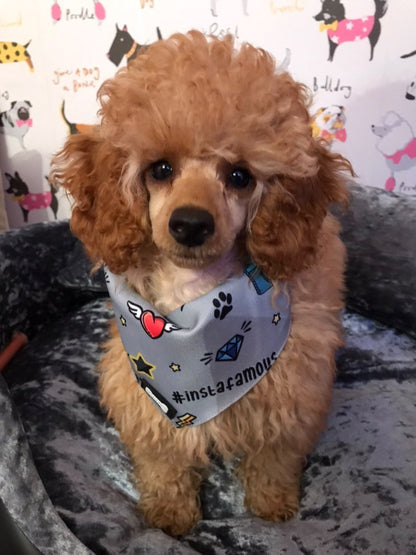 Instafamous reversible bandana - Pup Chic Boutique