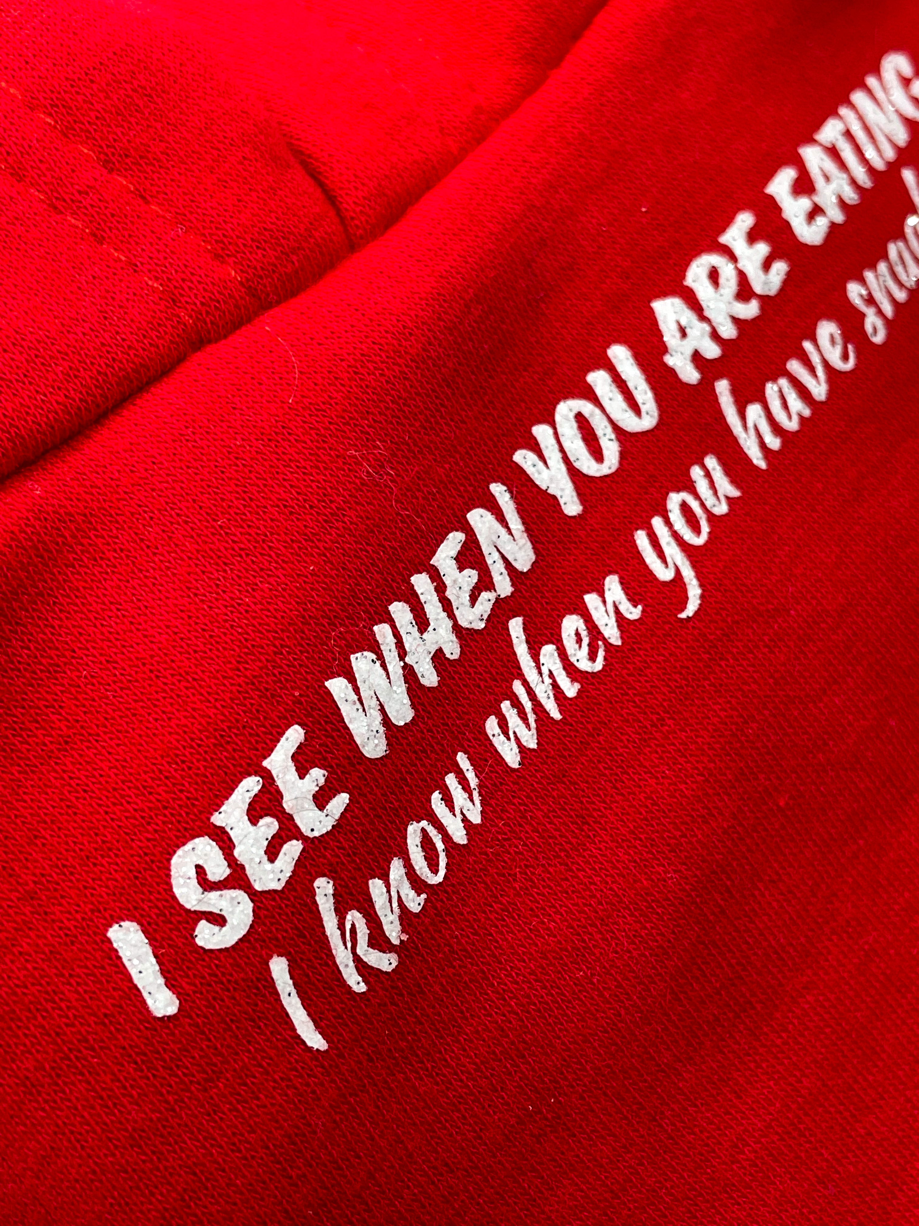 Bespoke dog hoodie - Red - Pup Chic Boutique