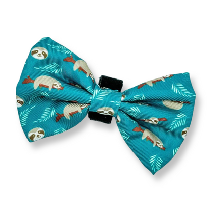 Lazy Sloth Bow Tie - Pup Chic Boutique