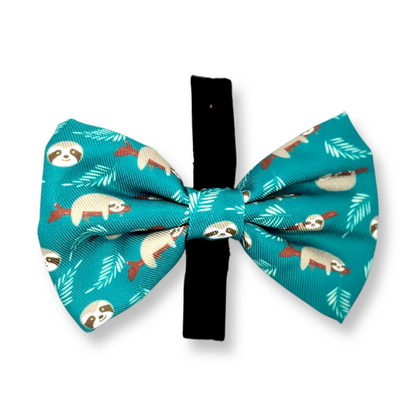 Lazy Sloth Bow Tie - Pup Chic Boutique