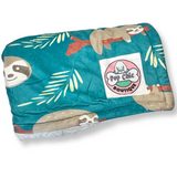 Lazy Sloth blanket - fleece dog blanket