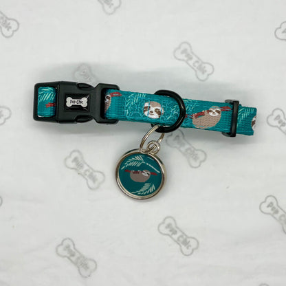Lazy Sloth Collar - Pup Chic Boutique