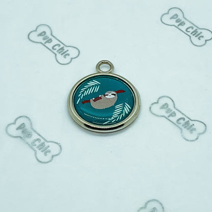 Lazy Sloth Dog Tag - Pup Chic Boutique