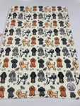Oodles of Poodles blanket - fleece dog blanket