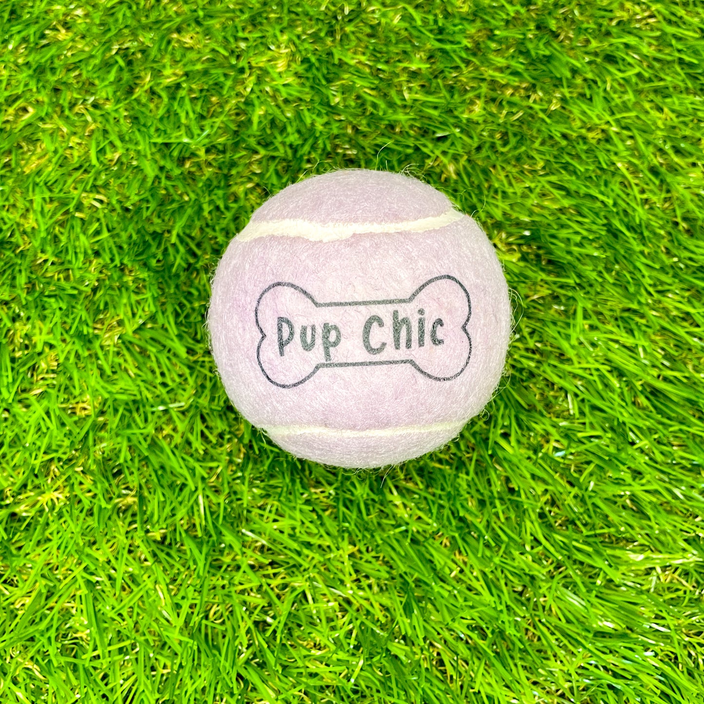 chic ball - standard size tennis ball pastel lilac