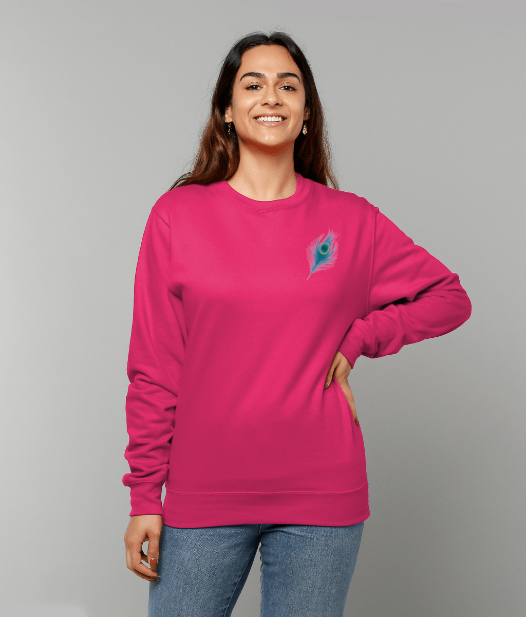 Peacock Power sweatshirt - Pup Chic Boutique