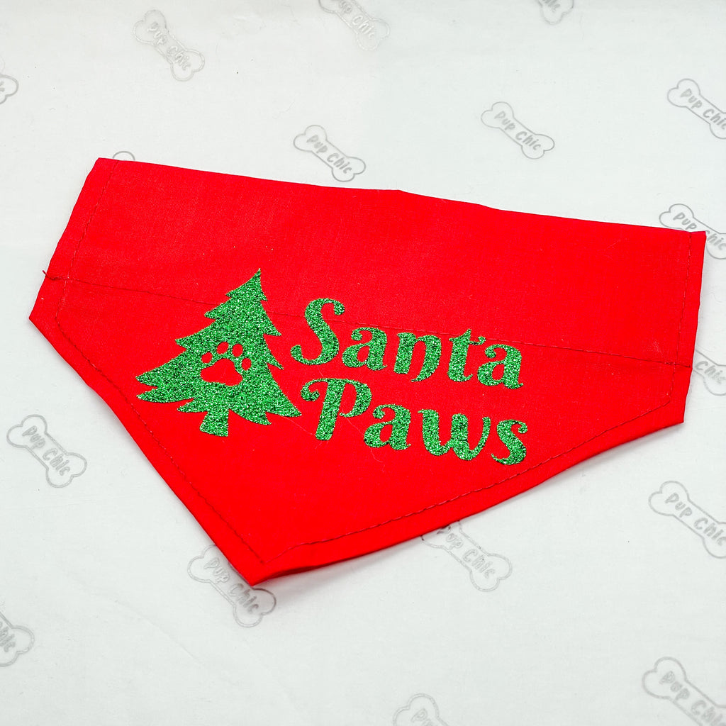 santa paws - christmas bandana