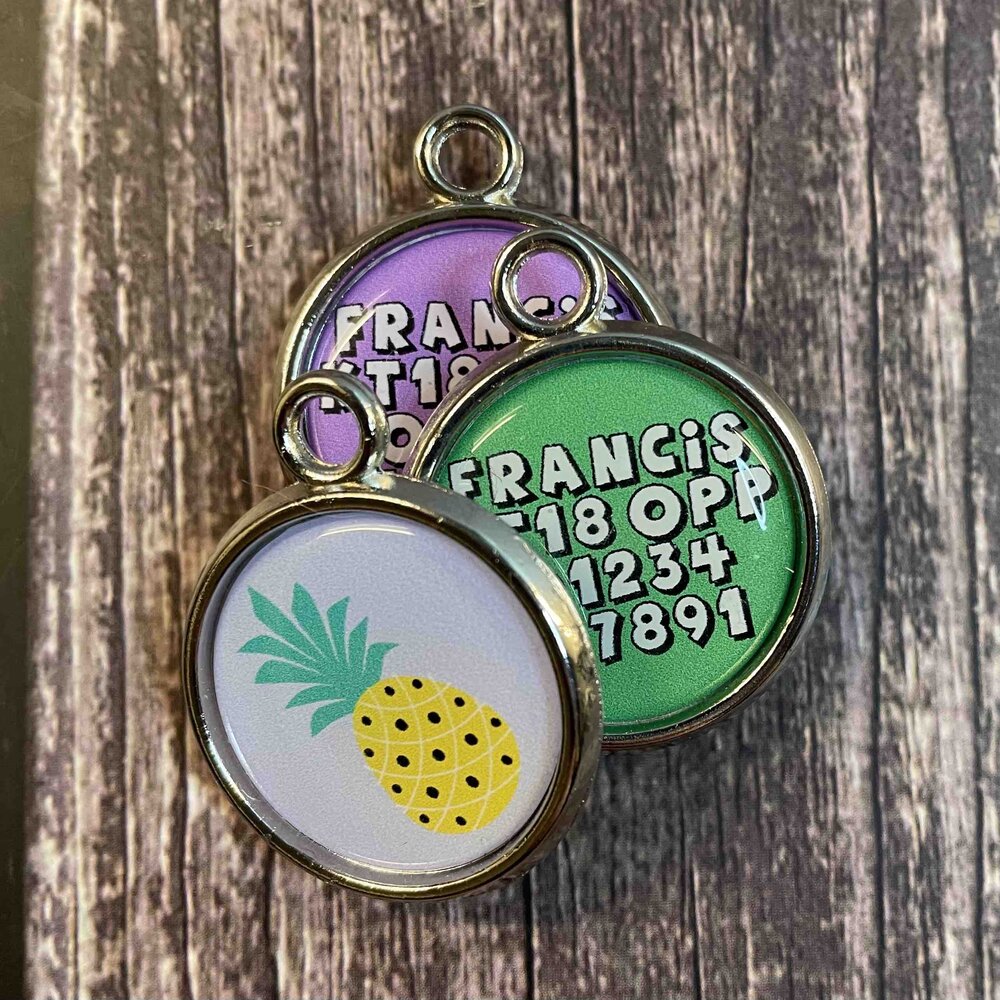 Cutie Fruity Dog Tag Pup Chic Boutique