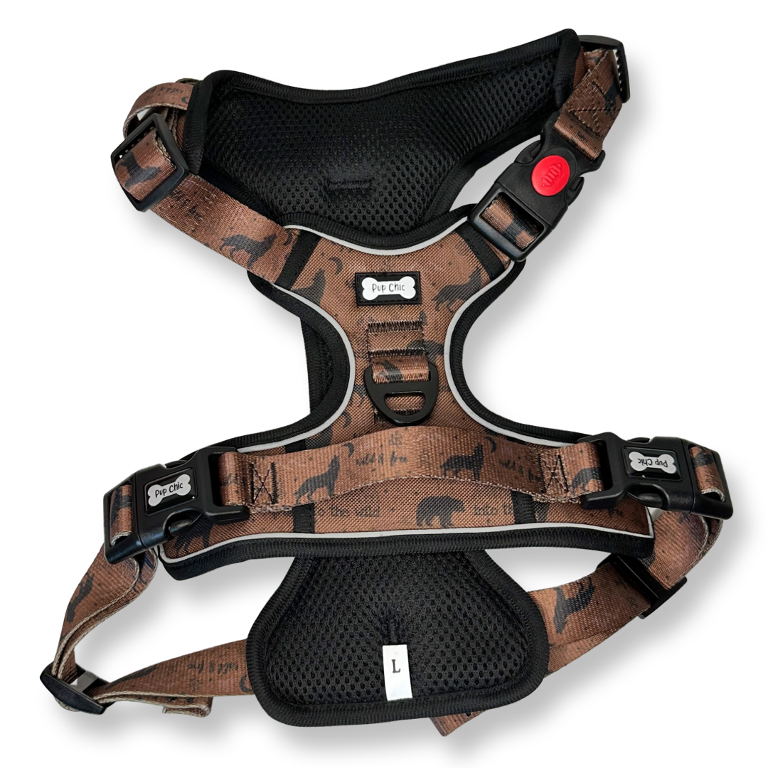 Wanderlust Tuff Stuff harness - old style - no pull harness with handle - Pup Chic Boutique