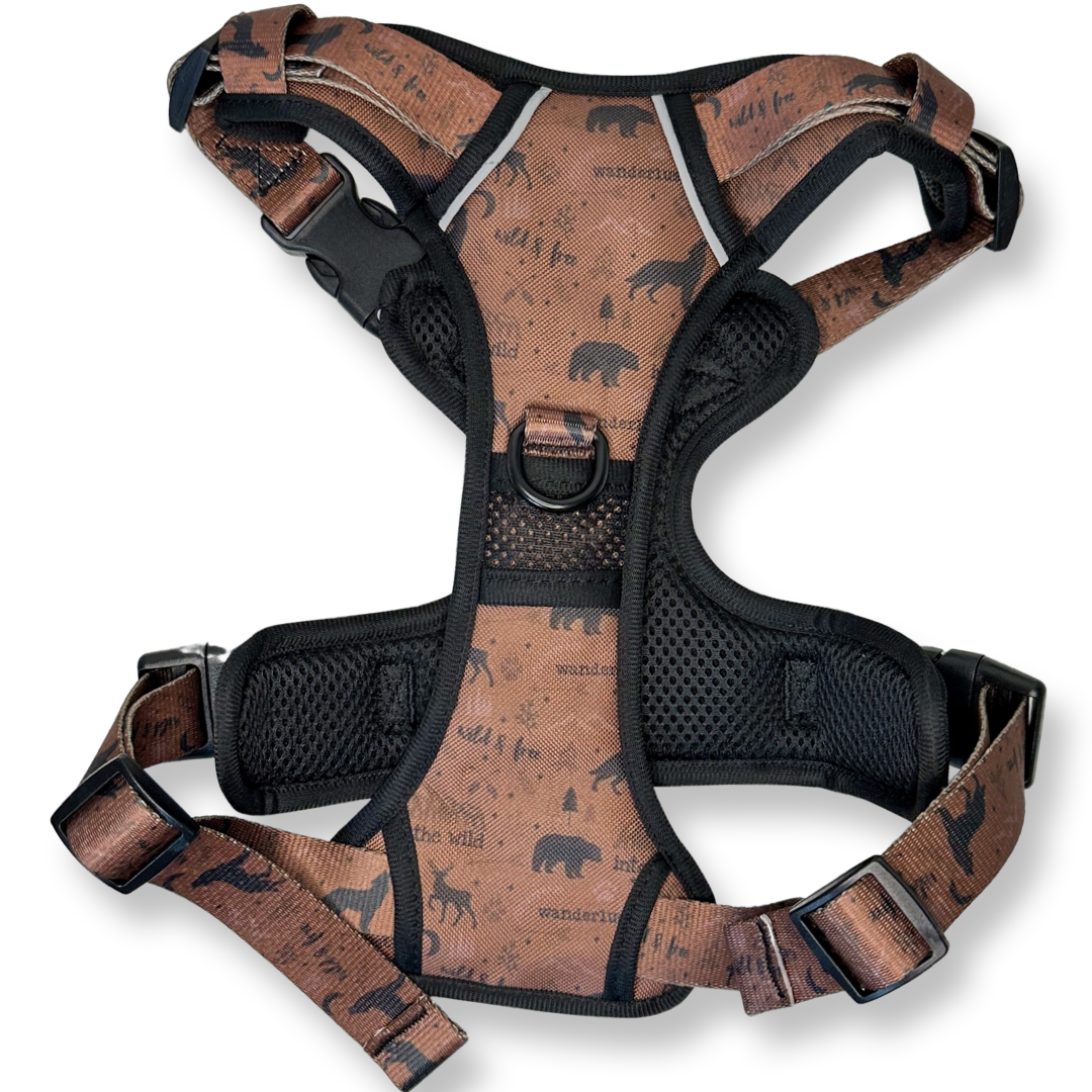 Wanderlust Tuff Stuff harness - old style - no pull harness with handle - Pup Chic Boutique
