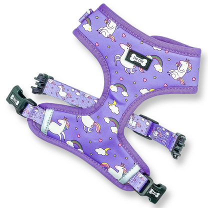 Daydreams and Unicorns Adjustable Dog Harness - Pup Chic Boutique