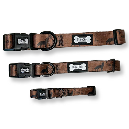 Wanderlust Collar - dog and puppy collars - Pup Chic Boutique