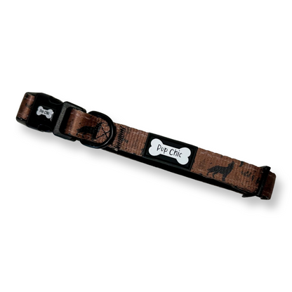 Wanderlust Collar - dog and puppy collars - Pup Chic Boutique