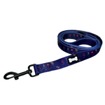 Zodiac Zoomies Lead - navy zodiac star signs dog leash