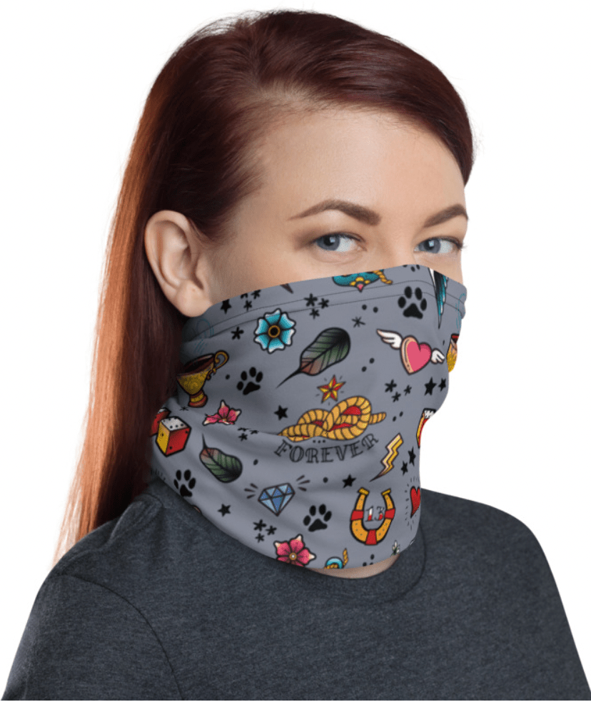 Artful Dogster morf - face covering and headband - Pup Chic Boutique